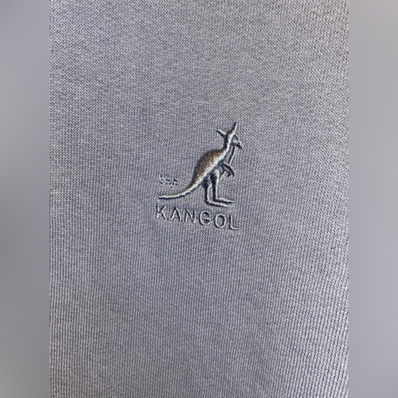 Woman’s Kangol‎ baby blue cotton blend fleece hoodie size XL fits like medium - Picture 9 of 14